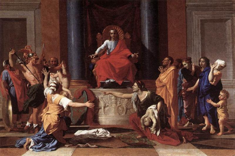 Judgment of Solomon, Nicolas Poussin